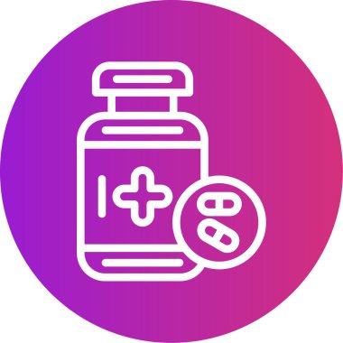 hap simgesi, vektör illüstrasyonu