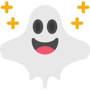 hayalet cadılar bayramı vektör illüstrasyonu