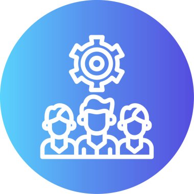 dişli simgesi vektör illüstrasyonu