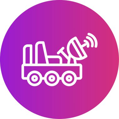 Vektör tren simgesi illüstrasyonu