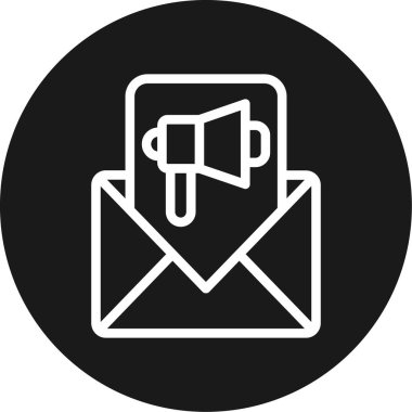 E- posta simgesi vektör illüstrasyonu