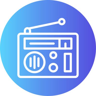 Müzik simgesinin vektör illüstrasyonu