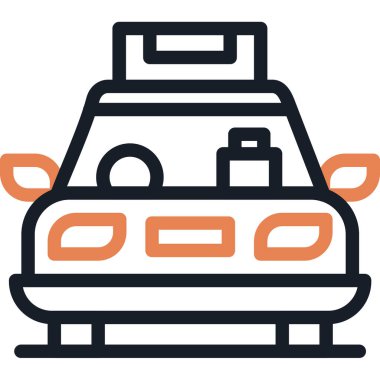 Kahve. Web simgesi basit illüstrasyon