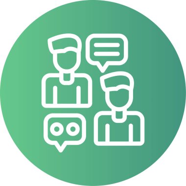 İnsan simgesinin vektör illüstrasyonu