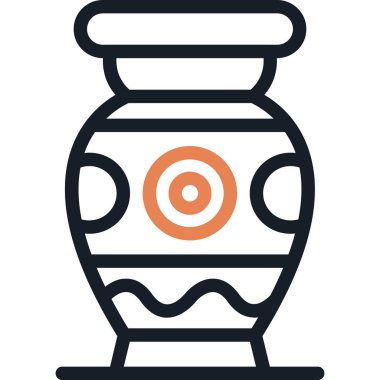 Kavanoz kavanozu simgesi ana hat biçiminde