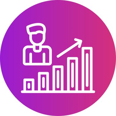 iş simgesi vektör illüstrasyonu