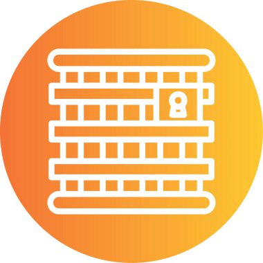 Bir kitap simgesinin vektör illüstrasyonu