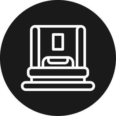 Modern b 'nin vektör illüstrasyonu eksik simgesi