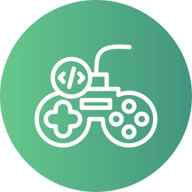 joystick simgesi vektör illüstrasyonu