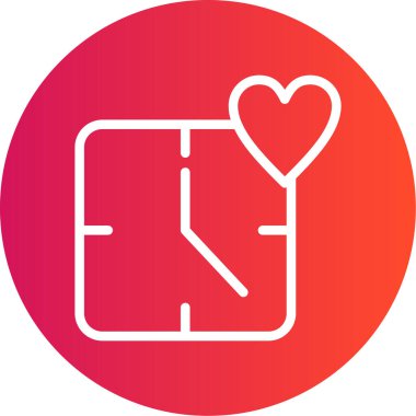 Vektör Kalp Simgesi illüstrasyonu