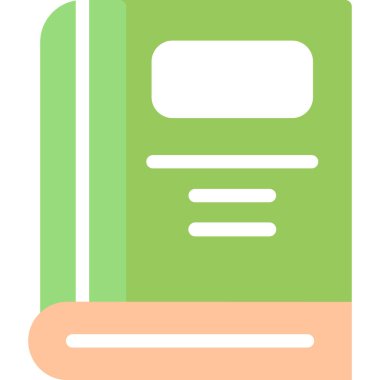 kitap eğitimi ikonu doldurulmuş özet biçimi