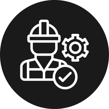 vektör mühendisi simgesi, proje çalışma konsepti