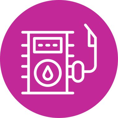 vektör benzin istasyonu simgesi