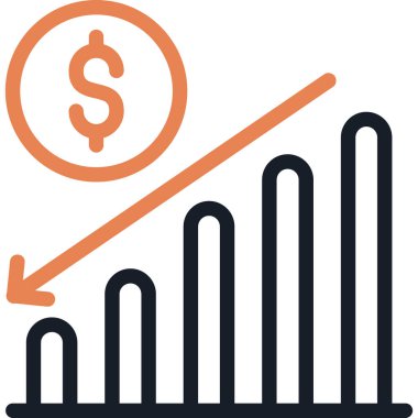 ticari finans vektör simgesi