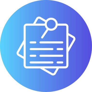 Belge. Web simgesi basit tasarım