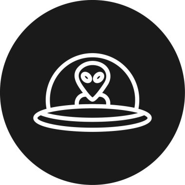 Baykuş simgesi vektör illüstrasyonu