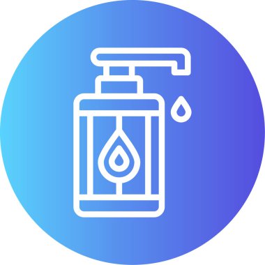 su şişesi simge vektör çizim