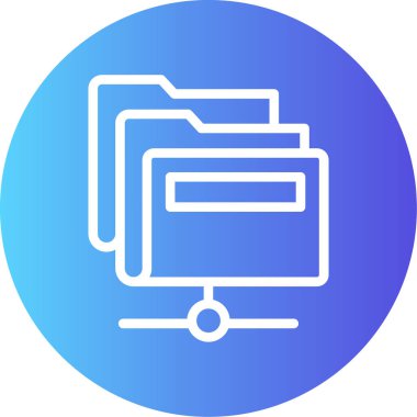 Dosya biçim simgesinin vektör illüstrasyonu