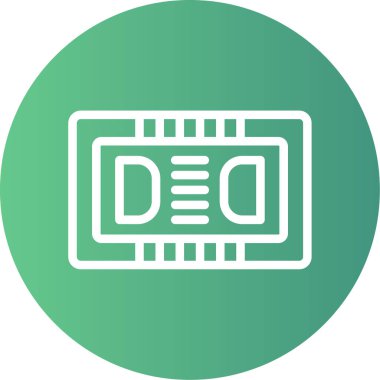 vektör lcd simgesi illüstrasyonu