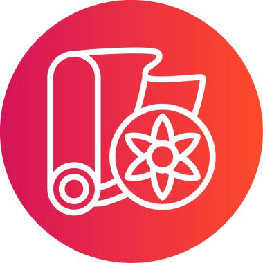 Bilim simgesi vektör illüstrasyonu