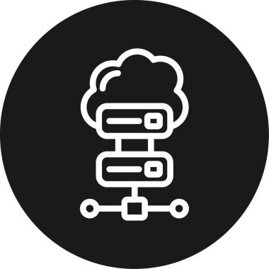 vektör Bulut simgesi illüstrasyonu