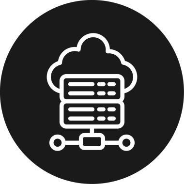 cloud computing. web icon simple design