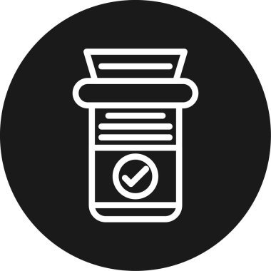 İlaç simgesinin vektör illüstrasyonu