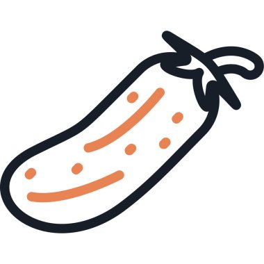 Sosis. Web simgesi basit illüstrasyon