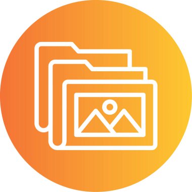 Kamera simgesinin vektör illüstrasyonu