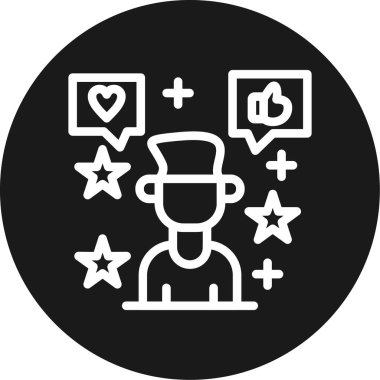 seo modern simgesinin vektör illüstrasyonu