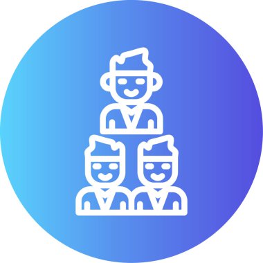 Adamım. Web simgesi basit illüstrasyon