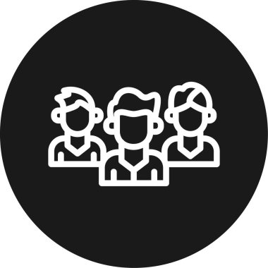 İnsan simgesinin vektör illüstrasyonu