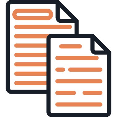 doküman dosya kağıt simgesi doldurulmuş özet biçimi