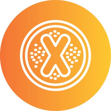 Bir madeni paranın vektör illüstrasyonu