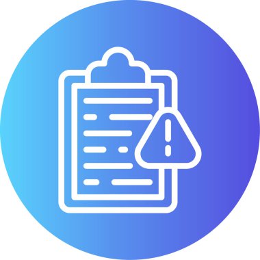 belge simgesi vektör illüstrasyonu