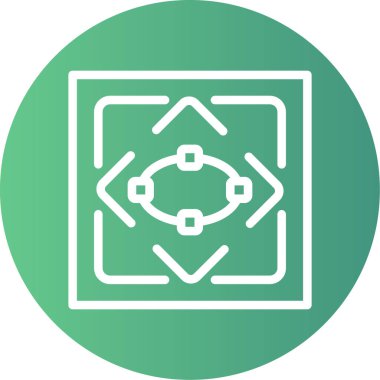 seo modern simgesinin vektör illüstrasyonu