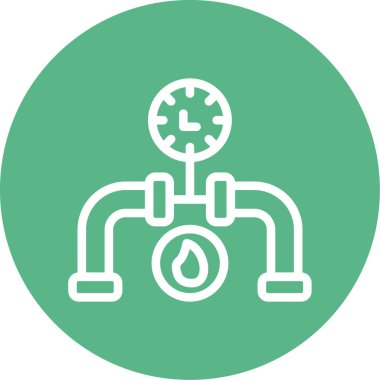 Su. Web simgesi basit illüstrasyon