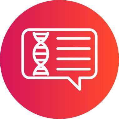 vektör DNA simgesi illüstrasyonu