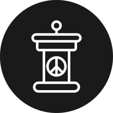 Modern gaz ikonunun vektör illüstrasyonu