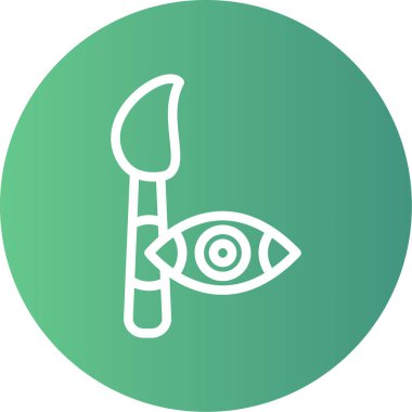 Göz simgesi vektör illüstrasyonu