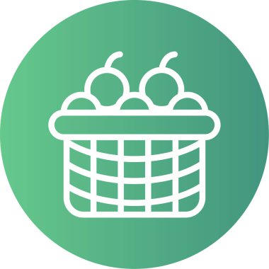 Gıda simgesinin vektör illüstrasyonu