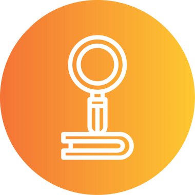 Bir simgenin vektör illüstrasyonu