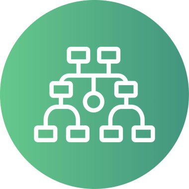 şebeke. Web simgesi basit illüstrasyon