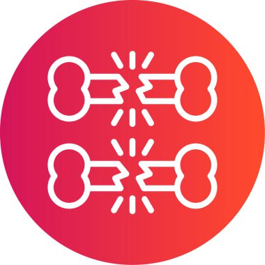 Bir kırmızı ve beyaz haç simgesinin vektör illüstrasyonu