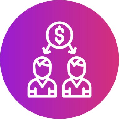 İnsan simgesinin vektör illüstrasyonu