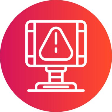 Bilgisayar faresi. Web simgesi basit illüstrasyon