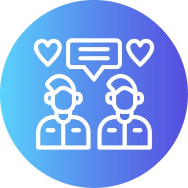 İnsanların vektör illüstrasyonu, basit bir kavram