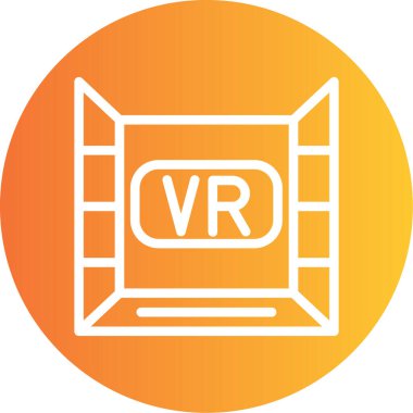 vektör vr web simgesi