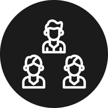 İnsan simgesinin vektör illüstrasyonu