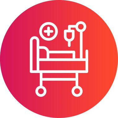 Hastane Simgesi Vektör İllüstrasyonu